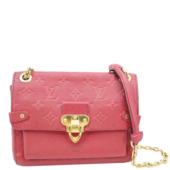 Louis Vuitton Vavin BB Monogram Empreinte Leather Shoulder Bag Red - Picture 3 of 14